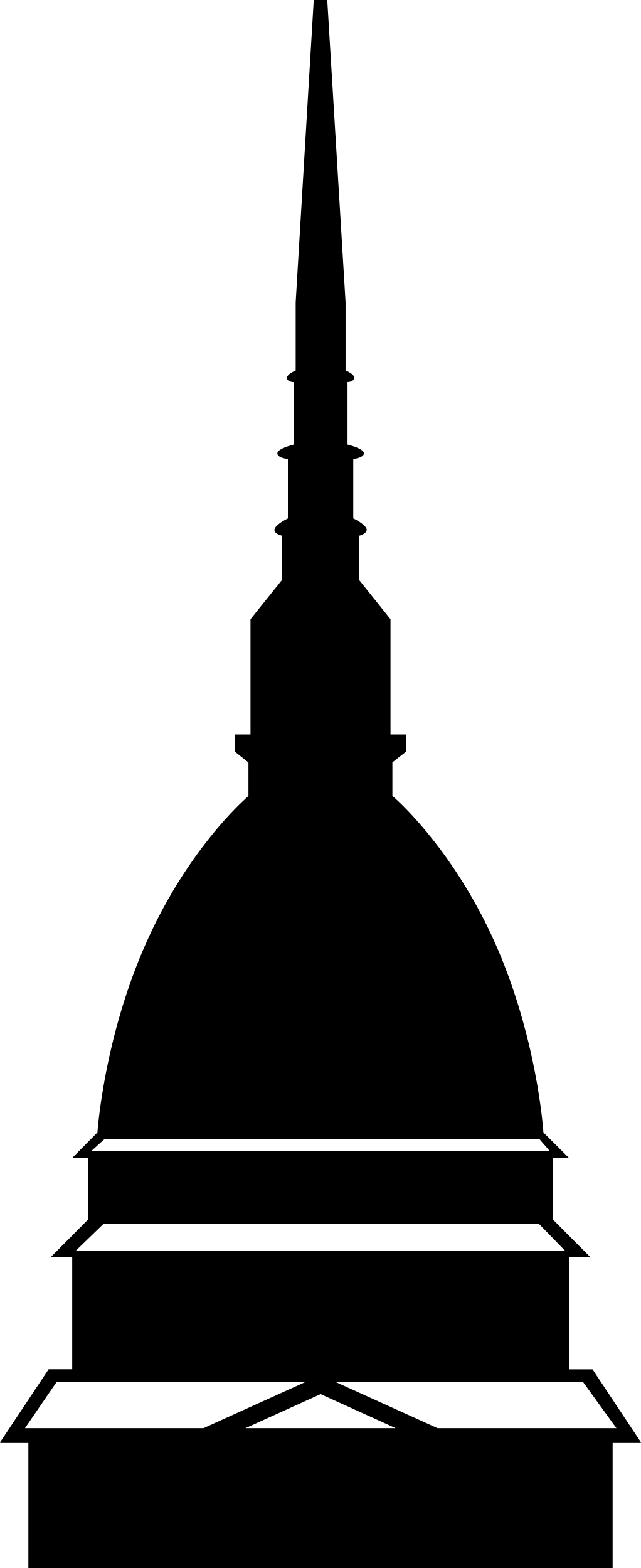 Mole Antonelliana In Turin Italy Outline Svg Vector Free Vectors